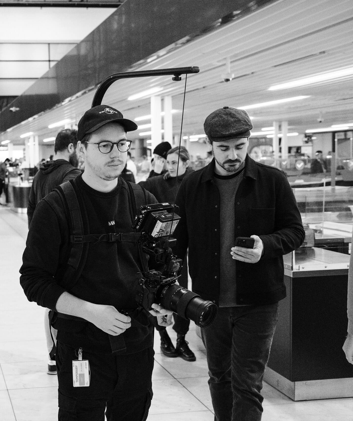 Behind the scenes — Náborec for Prague Airport, directed by Martin Marko